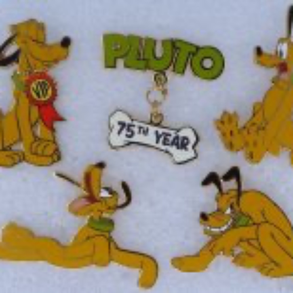 DISNEY - Pluto's 75th Anniversary Pin Set